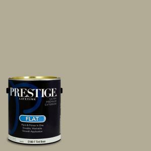imagePRESTIGE Paints Interior Paint and Primer In One 1Gallon Flat Comparable Match of Sherwin Williams Frosty WhiteSW6164PCM