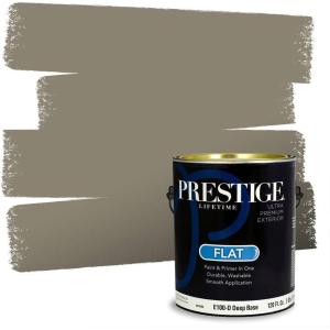 imagePRESTIGE Paints Interior Paint and Primer In One 1Gallon Flat Comparable Match of Sherwin Williams Frosty WhiteSW6172PCM