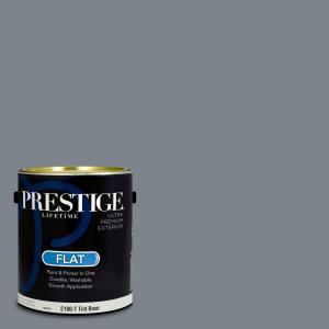 imagePRESTIGE Paints Interior Paint and Primer In One 1Gallon Flat Comparable Match of Sherwin Williams Ice CubeSW6256PCM