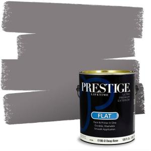 imagePRESTIGE Paints Interior Paint and Primer In One 1Gallon Flat Comparable Match of Sherwin Williams Site WhiteSW7081PCM