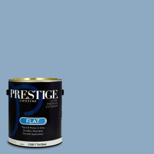imagePRESTIGE Paints Interior Paint and Primer In One 1Gallon Flat Comparable Match of Sherwin Williams Soothing WhiteSW6528PCM