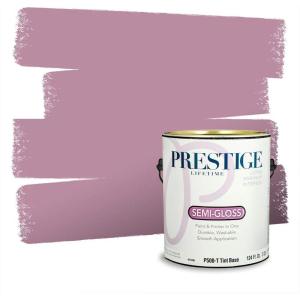imagePRESTIGE Paints Interior Paint and Primer In One 1Gallon Flat Comparable Match of Valspar Antique CoralIris Reverse