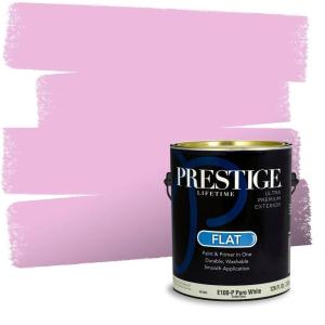 imagePRESTIGE Paints Interior Paint and Primer In One 1Gallon Flat Comparable Match of Valspar Antique CoralMagic Wand