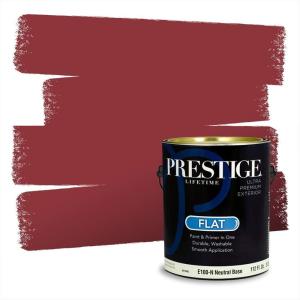 imagePRESTIGE Paints Interior Paint and Primer In One 1Gallon Flat Comparable Match of Valspar Cosmic PinkCut Ruby