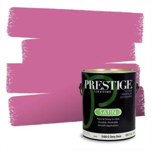 imagePRESTIGE Paints Interior Paint and Primer In One 1Gallon Flat Comparable Match of Valspar Cosmic PinkRose Dust