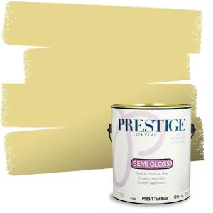 imagePRESTIGE Paints Interior Paint and Primer In One 1Gallon Satin Comparable Match of Sherwin Williams AqueductImpetuous