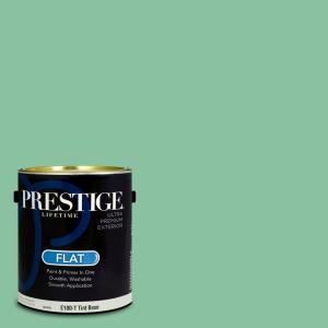 imagePRESTIGE Paints Interior Paint and Primer In One 1Gallon Satin Comparable Match of Sherwin Williams AqueductSW6745PCM