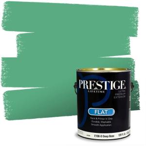 imagePRESTIGE Paints Interior Paint and Primer In One 1Gallon Satin Comparable Match of Sherwin Williams AqueductSW6746PCM