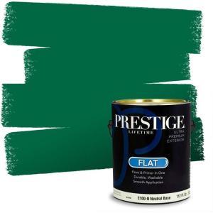 imagePRESTIGE Paints Interior Paint and Primer In One 1Gallon Satin Comparable Match of Sherwin Williams AqueductSW6748PCM