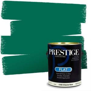 imagePRESTIGE Paints Interior Paint and Primer In One 1Gallon Satin Comparable Match of Sherwin Williams AqueductSW6755PCM