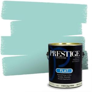 imagePRESTIGE Paints Interior Paint and Primer In One 1Gallon Satin Comparable Match of Sherwin Williams AqueductSW6758PCM