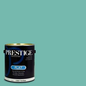 imagePRESTIGE Paints Interior Paint and Primer In One 1Gallon Satin Comparable Match of Sherwin Williams AqueductSW6759PCM