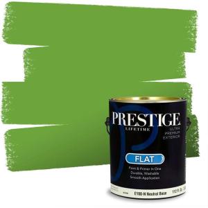 imagePRESTIGE Paints Interior Paint and Primer In One 1Gallon Satin Comparable Match of Sherwin Williams AqueductSW6923PCM