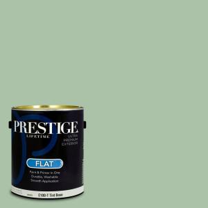 imagePRESTIGE Paints Interior Paint and Primer In One 1Gallon Satin Comparable Match of Sherwin Williams Kale GreenSW6450PCM