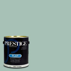 imagePRESTIGE Paints Interior Paint and Primer In One 1Gallon Satin Comparable Match of Sherwin Williams Kale GreenSW6471PCM