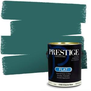 imagePRESTIGE Paints Interior Paint and Primer In One 1Gallon Satin Comparable Match of Sherwin Williams RomaineSW6481PCM