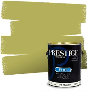 imagePRESTIGE Paints Interior Paint and Primer In One 1Gallon Satin Comparable Match of Sherwin Williams RomaineSW6711PCM