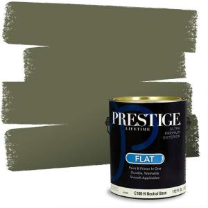 imagePRESTIGE Paints Interior Paint and Primer In One 1Gallon Satin Comparable Match of Sherwin Williams Secret GardenSW6180PCM