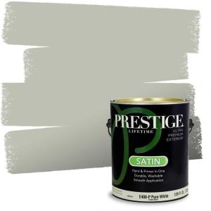 imagePRESTIGE Paints Interior Paint and Primer In One 1Gallon Satin Comparable Match of Sherwin Williams Secret GardenSW6191PCM