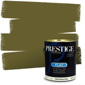 imagePRESTIGE Paints Interior Paint and Primer In One 1Gallon Satin Comparable Match of Sherwin Williams Secret GardenSW6419PCM