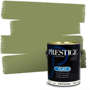 imagePRESTIGE Paints Interior Paint and Primer In One 1Gallon Satin Comparable Match of Sherwin Williams Secret GardenSW6431PCM
