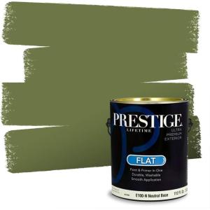 imagePRESTIGE Paints Interior Paint and Primer In One 1Gallon Satin Comparable Match of Sherwin Williams Secret GardenSW6432PCM