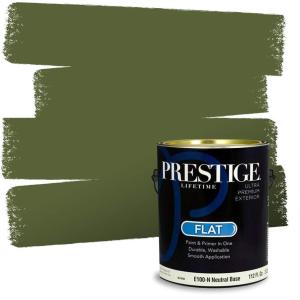 imagePRESTIGE Paints Interior Paint and Primer In One 1Gallon Satin Comparable Match of Sherwin Williams Secret GardenSW6433PCM