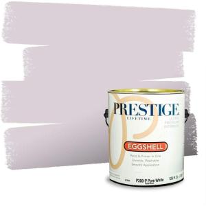 imagePRESTIGE Paints Interior Paint and Primer In One 1Gallon Satin Comparable Match of Valspar Classical VioletBrushed Lavender