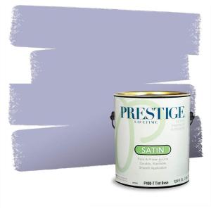 imagePRESTIGE Paints Interior Paint and Primer In One 1Gallon Satin Comparable Match of Valspar Classical VioletPurple Freedom