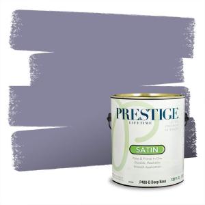 imagePRESTIGE Paints Interior Paint and Primer In One 1Gallon Satin Comparable Match of Valspar Classical VioletRapture