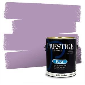 imagePRESTIGE Paints Interior Paint and Primer In One 1Gallon Satin Comparable Match of Valspar Classical VioletVS106Serious Violet