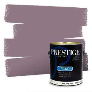 imagePRESTIGE Paints Interior Paint and Primer In One 1Gallon Satin Comparable Match of Valspar Classical VioletVS129Plum Legacy