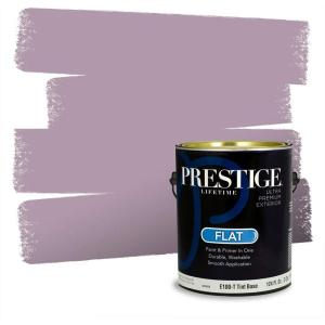 imagePRESTIGE Paints Interior Paint and Primer In One 1Gallon Satin Comparable Match of Valspar Classical VioletVS130Dusty Lavender
