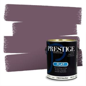 imagePRESTIGE Paints Interior Paint and Primer In One 1Gallon Satin Comparable Match of Valspar Classical VioletVS134Plump Grape
