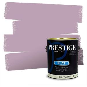 imagePRESTIGE Paints Interior Paint and Primer In One 1Gallon Satin Comparable Match of Valspar Classical VioletVS137Glass Slippers