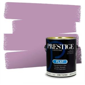 imagePRESTIGE Paints Interior Paint and Primer In One 1Gallon Satin Comparable Match of Valspar Classical VioletVS142Amethyst Purple