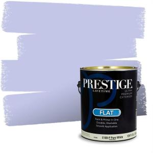 imagePRESTIGE Paints Interior Paint and Primer In One 1Gallon Satin Comparable Match of Valspar Classical VioletVS50Iris Moon