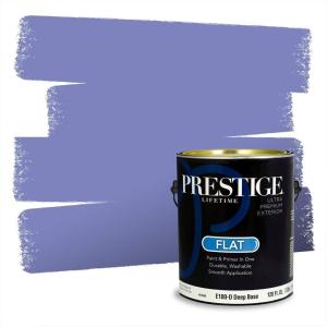 imagePRESTIGE Paints Interior Paint and Primer In One 1Gallon Satin Comparable Match of Valspar Classical VioletVS52Siimply Purple