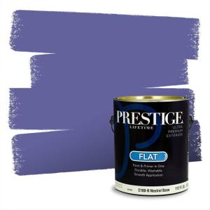 imagePRESTIGE Paints Interior Paint and Primer In One 1Gallon Satin Comparable Match of Valspar Classical VioletVS53Purple Frenzy