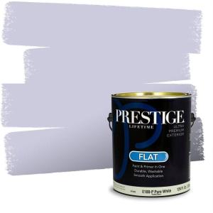 imagePRESTIGE Paints Interior Paint and Primer In One 1Gallon Satin Comparable Match of Valspar Classical VioletVS54Lavender Escape