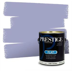 imagePRESTIGE Paints Interior Paint and Primer In One 1Gallon Satin Comparable Match of Valspar Classical VioletVS56Sweet Violet