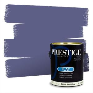 imagePRESTIGE Paints Interior Paint and Primer In One 1Gallon Satin Comparable Match of Valspar Classical VioletVS58Karmic Grape
