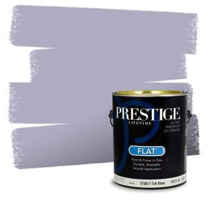 imagePRESTIGE Paints Interior Paint and Primer In One 1Gallon Satin Comparable Match of Valspar Classical VioletVS60Lavender Lake