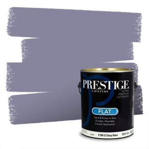 imagePRESTIGE Paints Interior Paint and Primer In One 1Gallon Satin Comparable Match of Valspar Classical VioletVS62Rapture