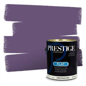 imagePRESTIGE Paints Interior Paint and Primer In One 1Gallon Satin Comparable Match of Valspar Classical VioletVS64Velvet Beret