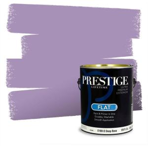 imagePRESTIGE Paints Interior Paint and Primer In One 1Gallon Satin Comparable Match of Valspar Classical VioletVS66Gleeful Joy