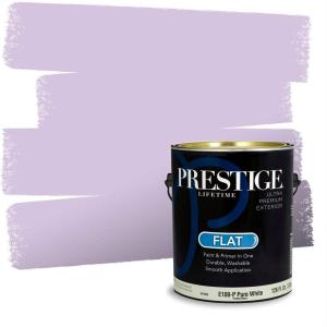 imagePRESTIGE Paints Interior Paint and Primer In One 1Gallon Satin Comparable Match of Valspar Classical VioletVS68Playful Petal