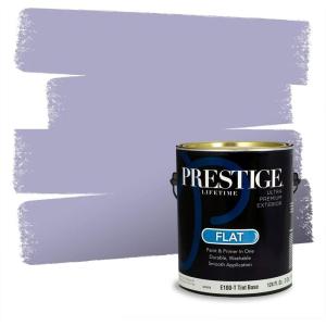 imagePRESTIGE Paints Interior Paint and Primer In One 1Gallon Satin Comparable Match of Valspar Classical VioletVS72Utterly Violet