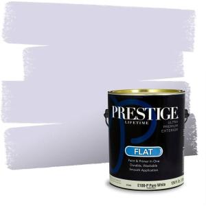imagePRESTIGE Paints Interior Paint and Primer In One 1Gallon Satin Comparable Match of Valspar Classical VioletVS75Lilac Whisper