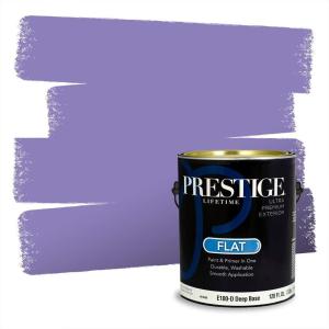 imagePRESTIGE Paints Interior Paint and Primer In One 1Gallon Satin Comparable Match of Valspar Classical VioletVS79Grapolicious